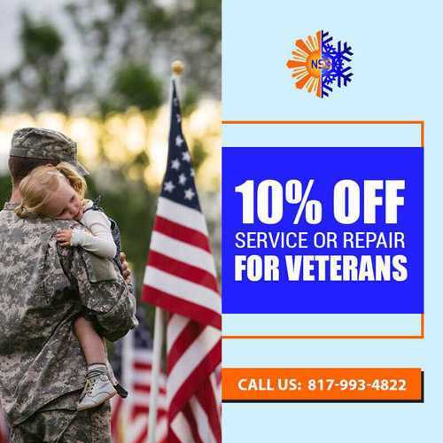 10% Off Service Or Repair For Veterans